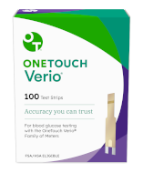 One Touch Verio 100 Count Strips By Lifescan